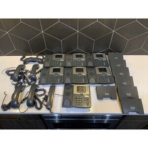 Cisco SPA525G IP phone 5 Line Lot Of 7 (read Description)